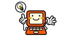 ひらめくパソコン